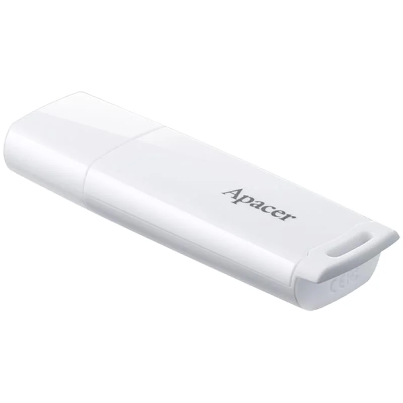 USB 2.0 64GB Apacer AH336, 64GB, Белый ,flash AP64GAH336W-1, USB 2.0, white