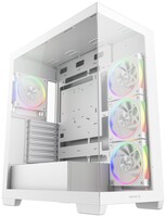 Кейс, Deepcool, CG580 4F V2 WH R-CG580-WHADA4-G-2, ATX/Micro ATX/Mini-ITX, USB 3.1*1/3.0*2, HD-Audio, 4*120мм ARGB, Высота процессорного кулера до 176
