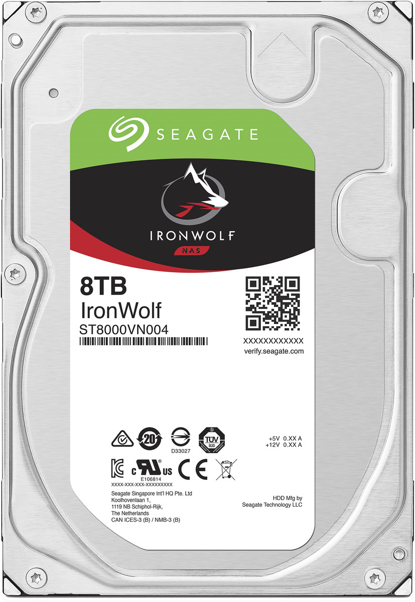 Винчестер для NAS систем 8Tb Seagate IronWolf SATA 6Gb/s 7200rpm 3.5" 256Mb ST8000VN004