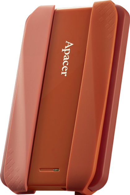 Внешний HDD 2 Tb Apacer, AC533, AP2TBAC533R-1, 2TB, 2.5", USB 3.2, Красный