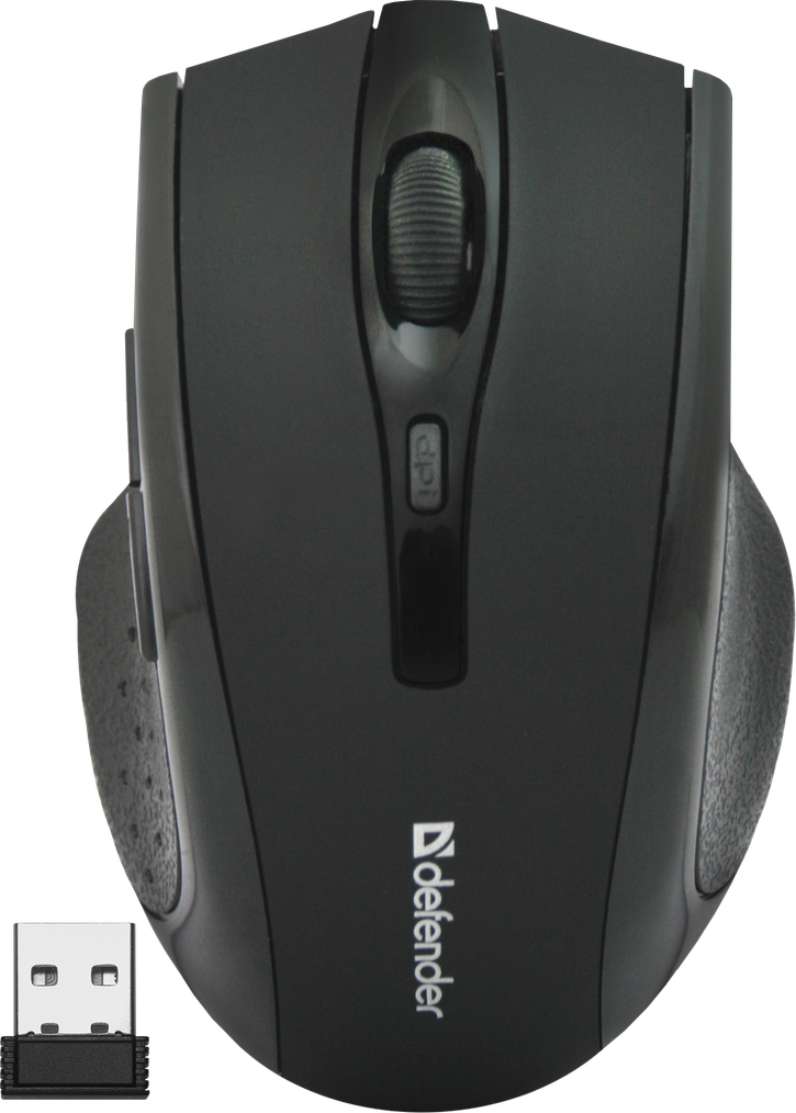 Мышь беспроводная Defender Accura Accura MM-665 черный,6 кнопок, 800-1600 dpi