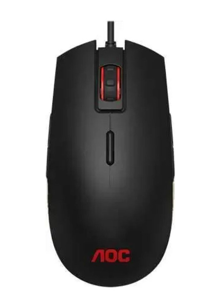 Мышь игровая AOC GM500 8 кн. 5000 dpi, USB2.0 кабель 1.8 м Черный GM500DRBE