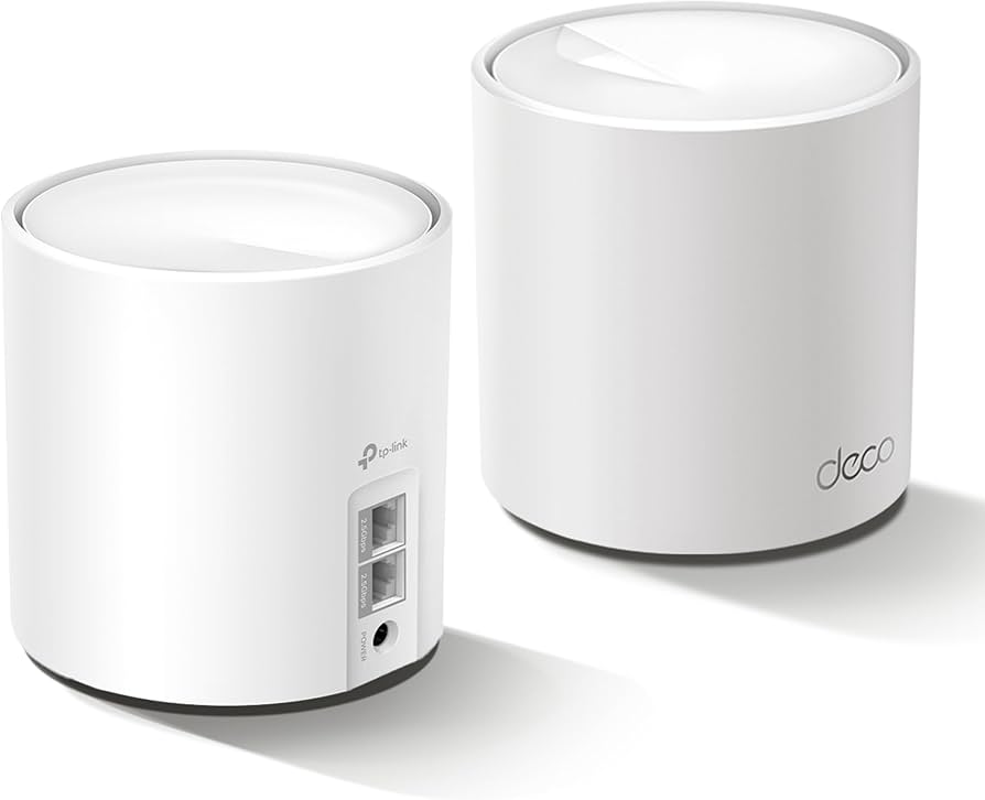 Домашняя Mesh Wi-Fi система GbE AX1500 Tp-Link Deco X10 (2 устройства) <Бесшовный роуминг, Wi-Fi 6,