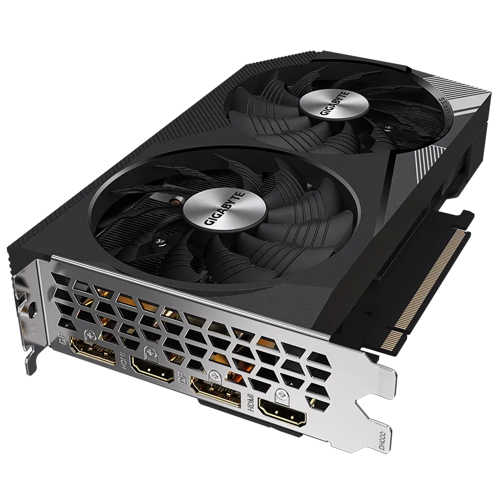 Видеокарта 12 Gb Gigabyte RTX3060 WINDFORCE OC 12G (GV-N3060WF2OC-12GD),GDDR6, 192bit, 2-HDMI, 2-DP,