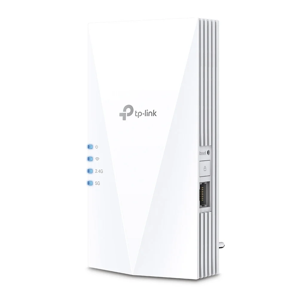 Повторитель беспроводной AX1500 Tp-Link RE500X <Wi-Fi 6 AX1500 усилитель Wi-Fi сигнала с поддержкой OneMesh™, GbE LAN порт, 300 Mbps 2,4 GHz + 1201 Mb