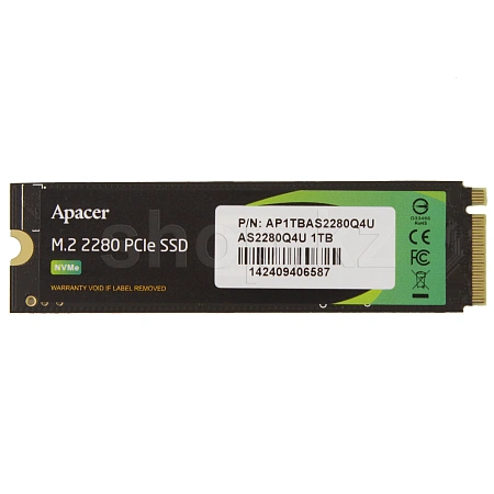 1 000 GB SSD M.2 AMD Apacer AS2280Q4U, AP1TBAS2280Q4U-1, 1TB ,1 TB PCIe 4.0 x4