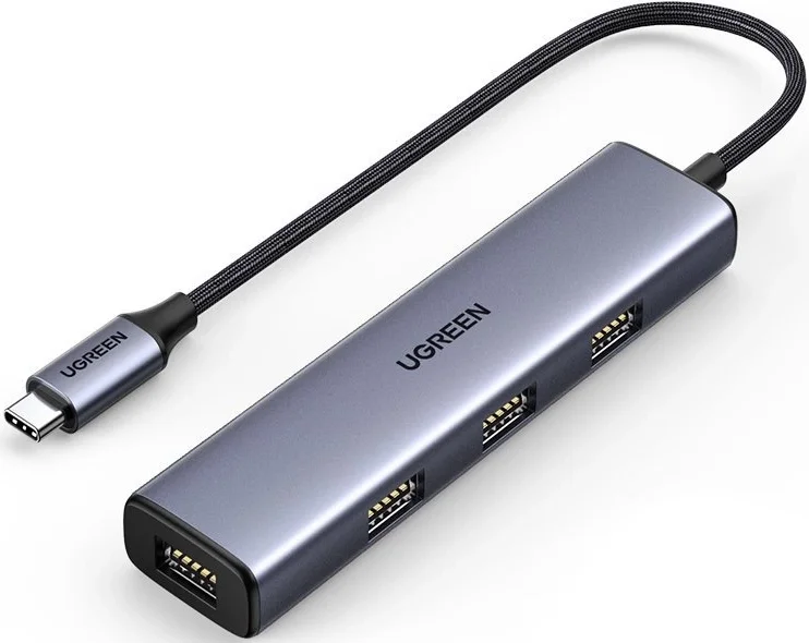 Расширитель USB TypeC на USB3.0*4порт `UGREEN` CM473