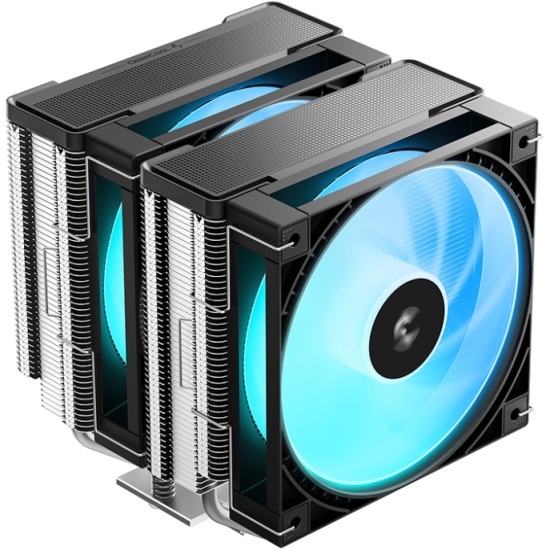 Кулер для процессора, Deepcool, AG620 G2 ARGB R-AG620-BKNPMG2-G, Intel 1851/1700 и AMD AM5/AM4, 240W, 2*120мм, 500-2200±10%/об/м, 62.16 CFM / 68.85 CF