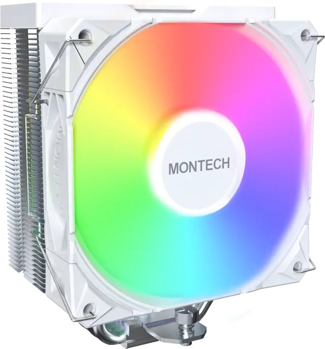 Вентилятор для процессора Montech NX400 ARGB (W) TDP 220W 4-pin 1851/1700/1200/115X/AM5/AM4 White