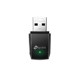 Беспроводной сетевой USB адаптер Archer T1300U <Двухдиапазонный Wi‑Fi USB‑адаптер, 867 Мбит/с на 5 ГГц + 400 Мбит/с на 2,4 ГГц, 802.11ac/a/b/g/n, инте