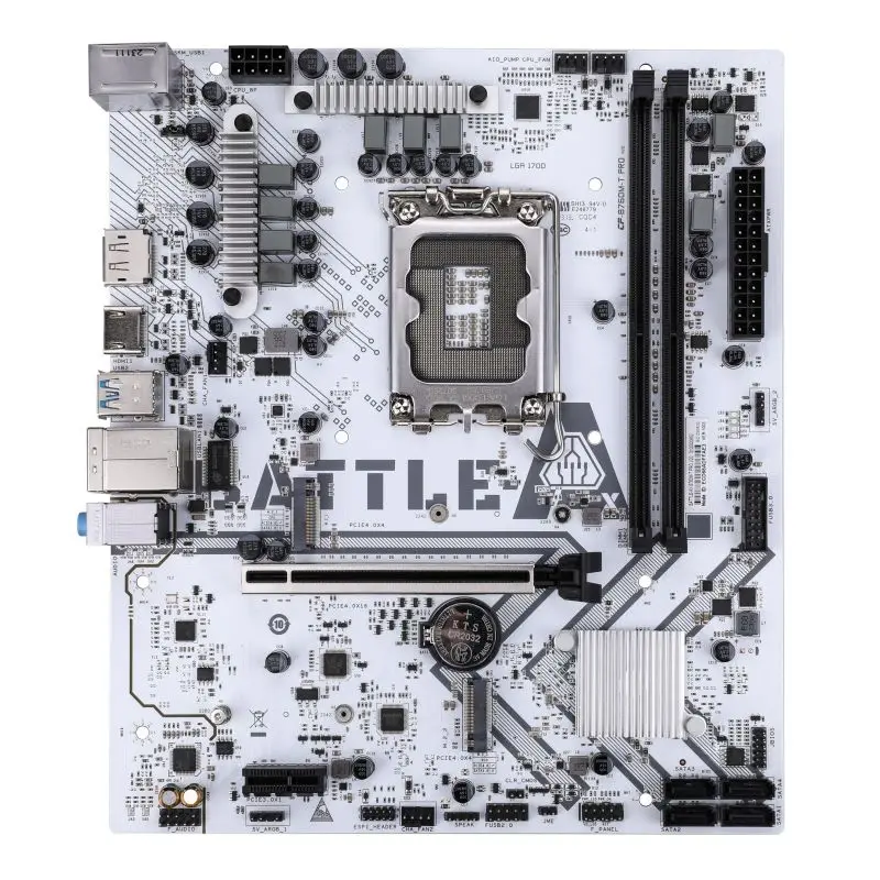 Мат.плата Colorful BATTLE-AX B760M-T PRO V20 (DDR4) ,MB Socket1700, MATX, iB760 (DP+HDMI) 2DDR4, PCIx16, PCIx1