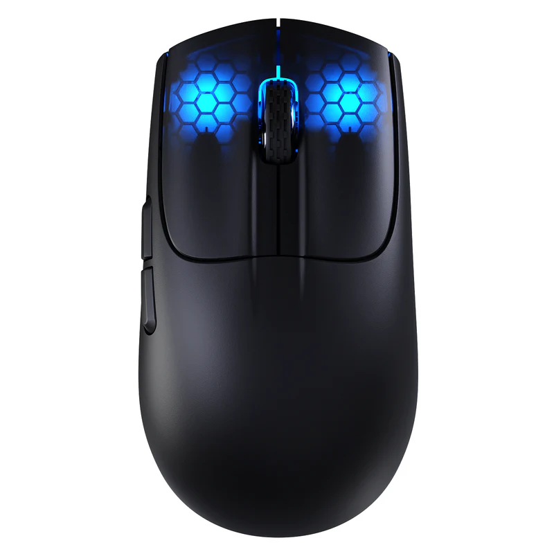 Мышь Attack Shark X5 Black, PAW3212, 4000 DPI, 2.4/BT/USB-C, 4 Million Clicks, 300mAh, 49±3g, (6972792471006)