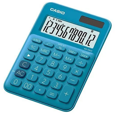 Калькулятор настольный CASIO MS-20UC-BU-W-EC