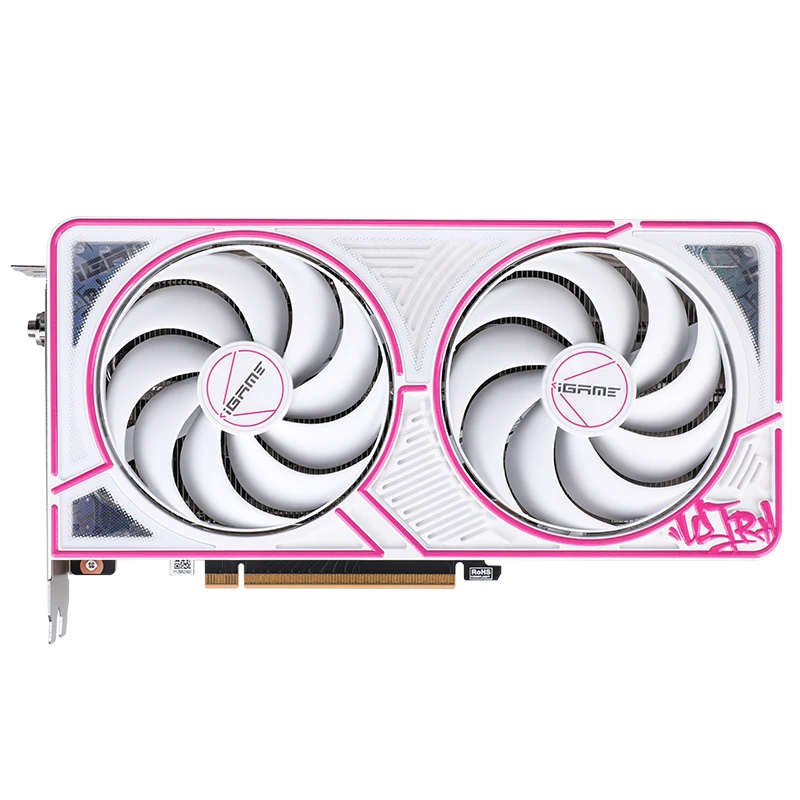 Видеокарта 8 Gb Colorful iGame RTX 5050 Ultra W DUO OC 8GB-V , 8 GB, white ,GPU NVIDIA, HDMI/3DP,GDDR6/128-bit