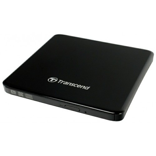 Внешний оптический привод  DVD/CD ReWriter, Transcend, TS8XDVDS-K, USB 2.0, черный, ультра-тонкий, 8