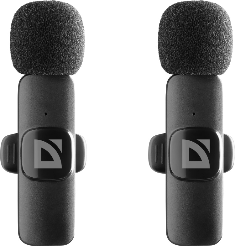 Микрофон петличный Defender Talky-138 wrls черный