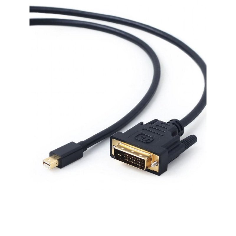 Кабель MiniDisplayPort to DVI,  1.8m,  Cablexpert CC-mDPM-DVIM-6 ,Cable