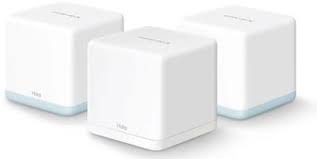 Домашняя Mesh Wi-Fi система GbE AC1200 Mercusys Halo H32G(3-pack) <AC1200 Домашняя Mesh-система Wi-Fi, 3-pack: 1 × Halo H30G + 2 × Halo H30, Скорость: