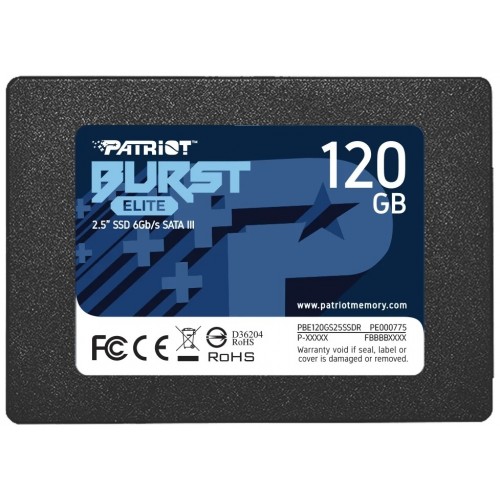 120 GB SSD Patriot Burst, 120 GB ,SATA PBE120GS25SSDR, 7mm, SATA 6Gb/s