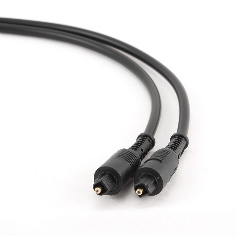 Оптический аудиокабель Cablexpert CC-OPT-3M, 3м ,Cable Audio, Toslink Optic Cable, 3m, black