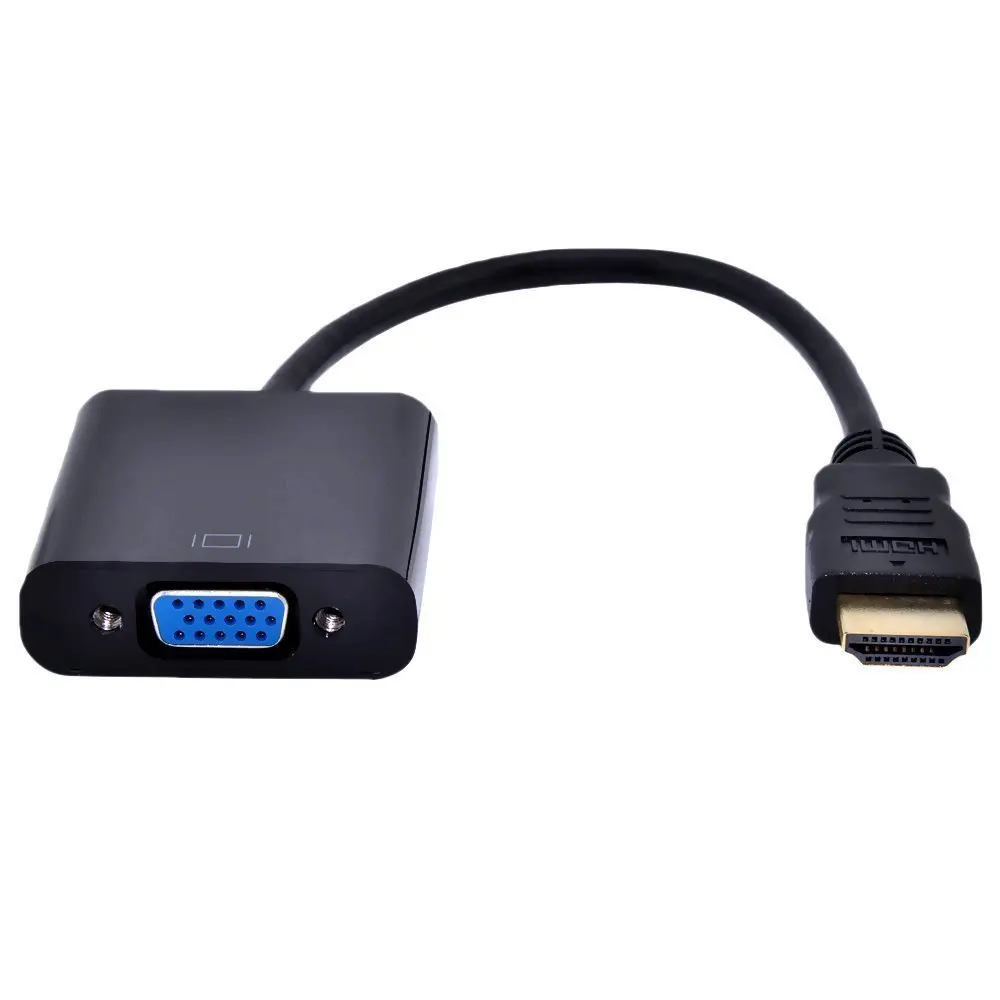 Переходник HDMI-VGA Cablexpert A-HDMI-VGA-04, 19M/15F, провод 15см