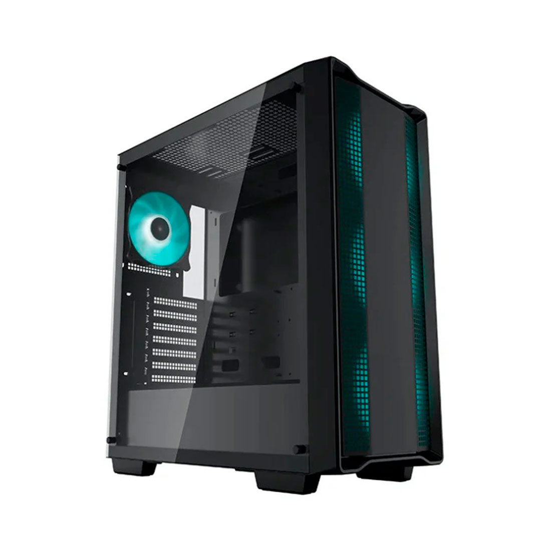 Кейс, Deepcool, CC560 R-CC560-BKGAA4-G1/R-CC560-BKGAA4-G-2, ATX/Micro ATX, USB 3.0*1/2.0*1, HD-Audio+Mic, 3*120mm Led Mint/1*120mm Led Mint , Высота п