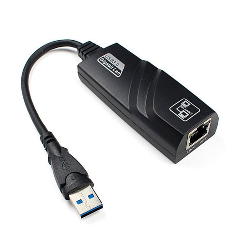 Сетевая карта USB3.0- LAN, 10/100/1000Mbps, чип ASIX AX88179A