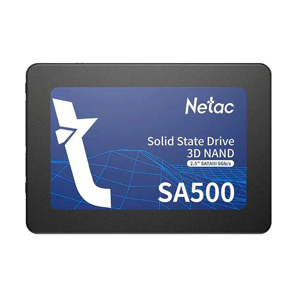 512 GB SSD SATA 6 Gb/s, Netac SA500, 2.5", 3D TLC, 520R/450W