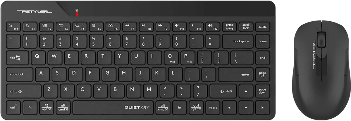 Клавиатура+мышь беспроводная A4tech Fstyler FG2200 Air 2 Black
