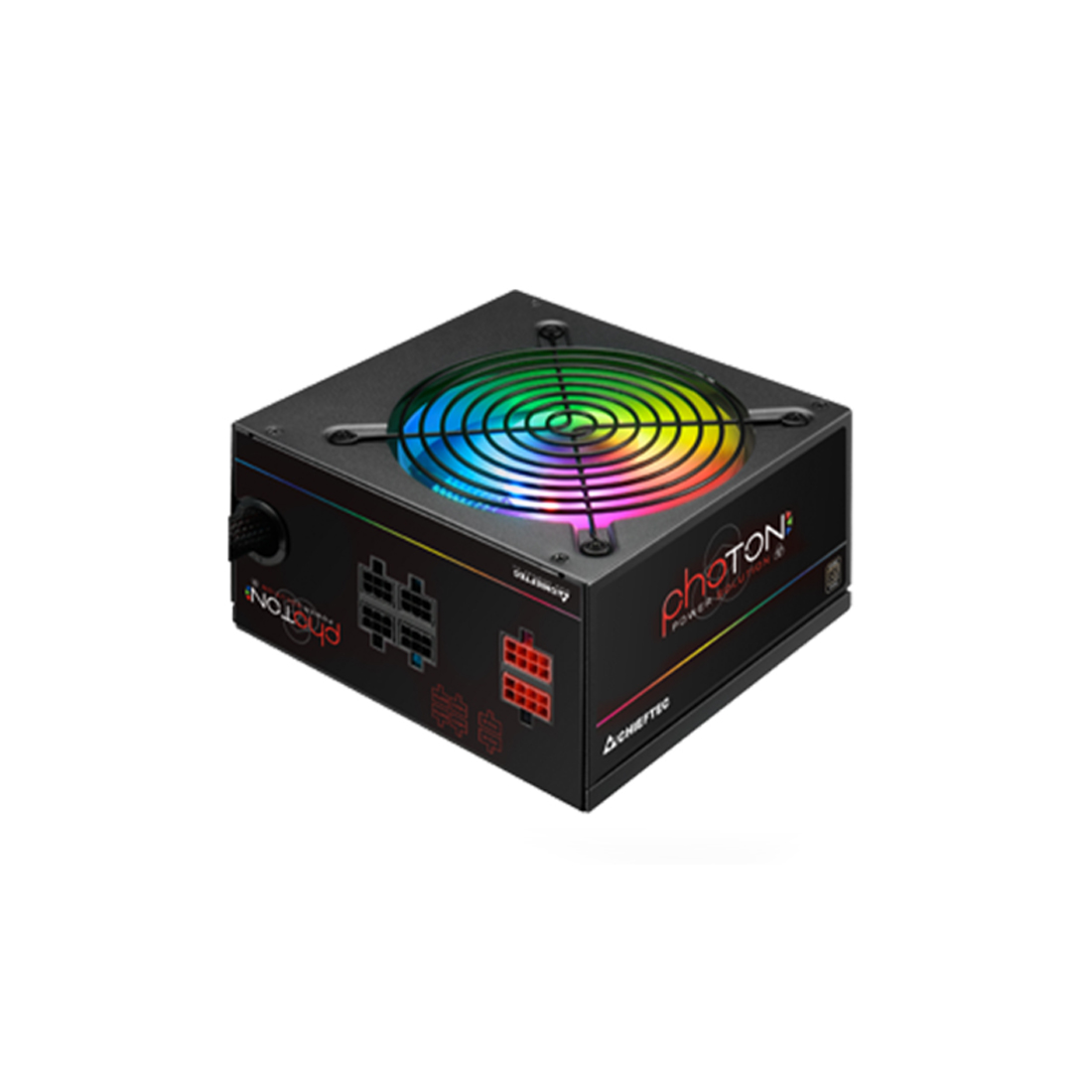 Блок питания Chieftec Photon CTG-750C-RGB, 750W, ATX, Semi Modular, 24pin, 6 x SATA, 4 x Molex, 8pin PCIe(6+2) x 4, 8pin EPS(4+4) x 1, Вентилятор 12см