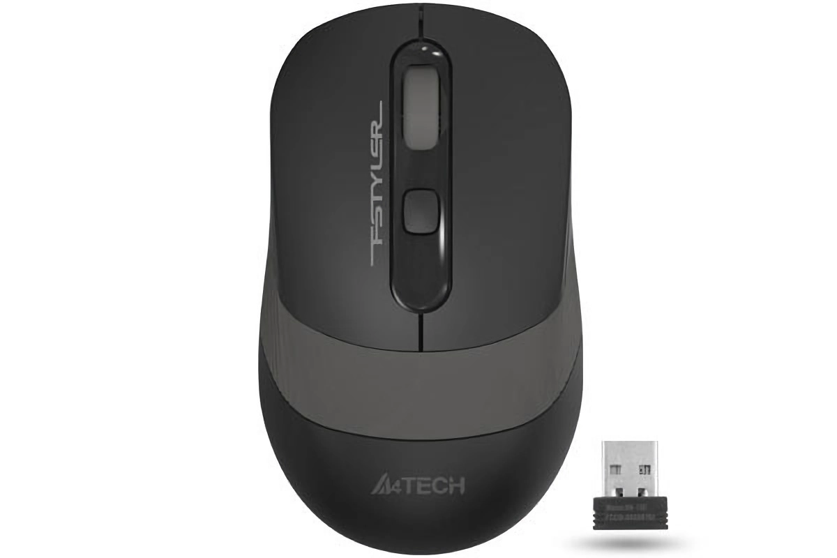 Мышь беспроводная A4tech FG10-GREY Fstyler <2.4GHz, AA, 2000DPI, USB>