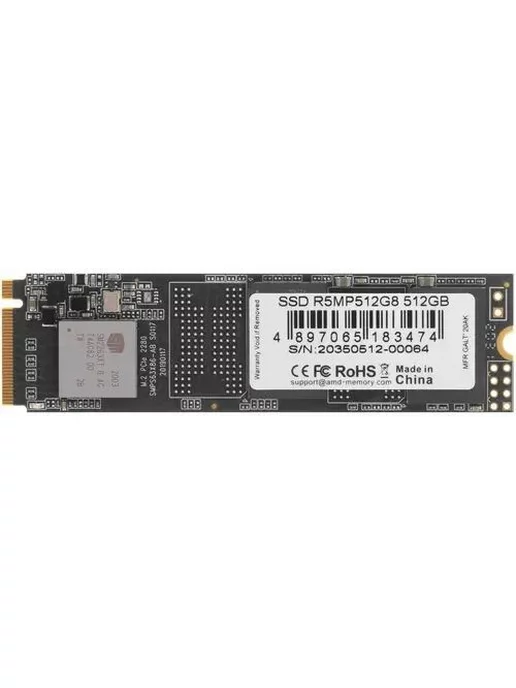 512 GB SSD AMD RADEON R3 Series M.2 PCIe 4.0 2280 R6300/W3000 R3MP40512G8