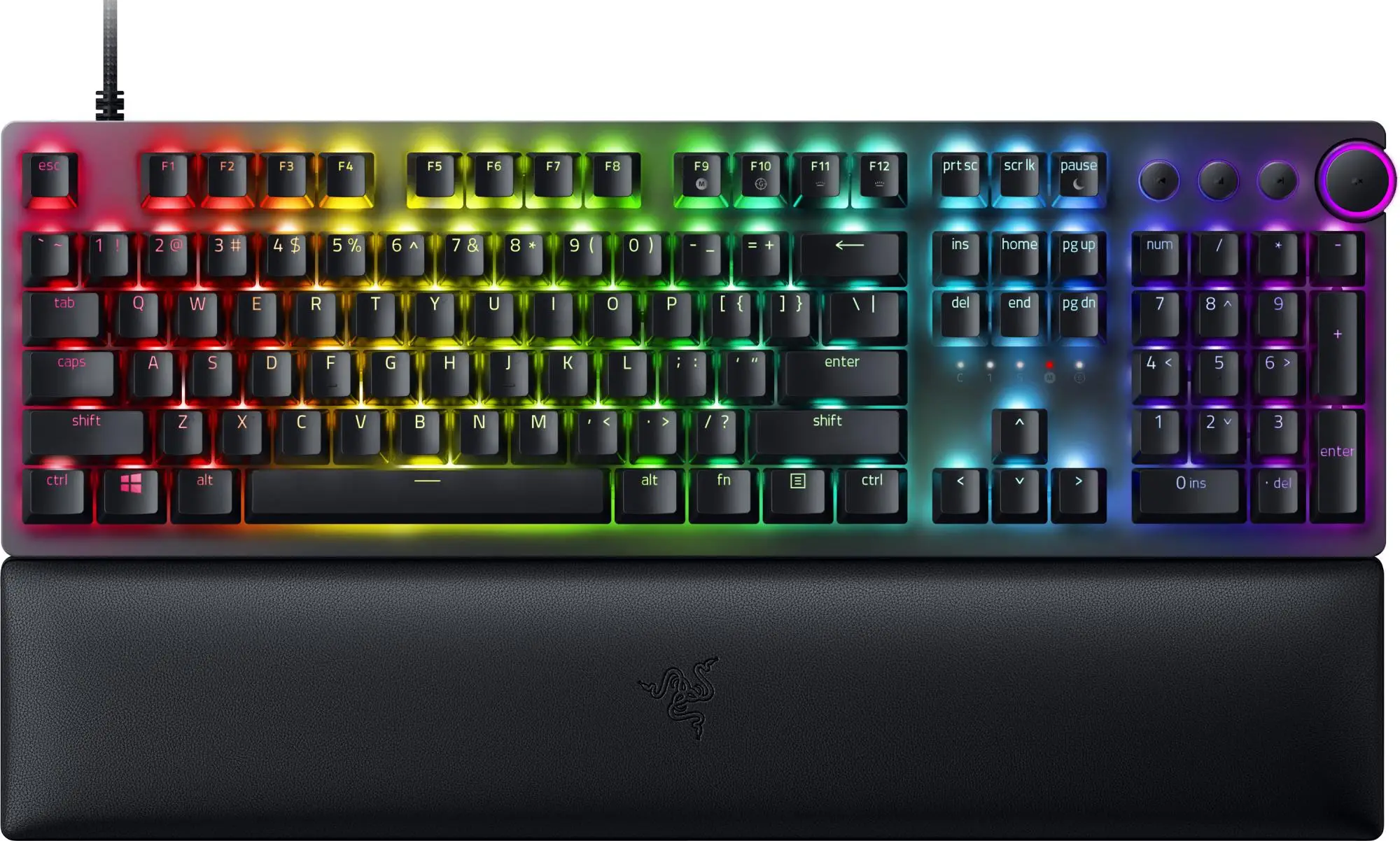 Клавиатура Razer, Huntsman V2, RZ03-03931300-R3R1, Игровая, Оптические переключатели Razer, Программ