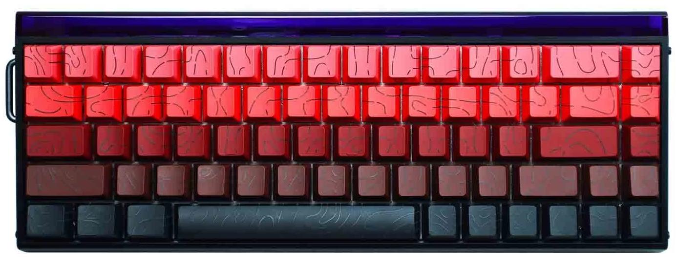 Клавиатура AULA HERO68HE, Magnetic, Black King switch, 68keys EN, wired, Black+Red and Black gradient/ HERO68HE BRBG
