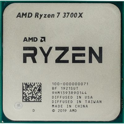 Процессор AMD Ryzen 7 3700X oem 3,6Гц (4,4ГГц Turbo), AM4, 7nm, 8/16, L2 4Mb, L3 32Mb, 65W,