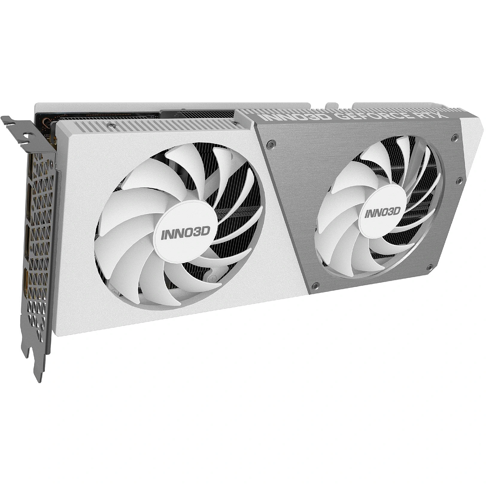 Видеокарта 16 Gb Inno3D RTX4070Ti SUPER Twin X2 OC WHITE, 16G GDDR6X 256-bit HDMI 3xDP N407TS2-166XX-186156W