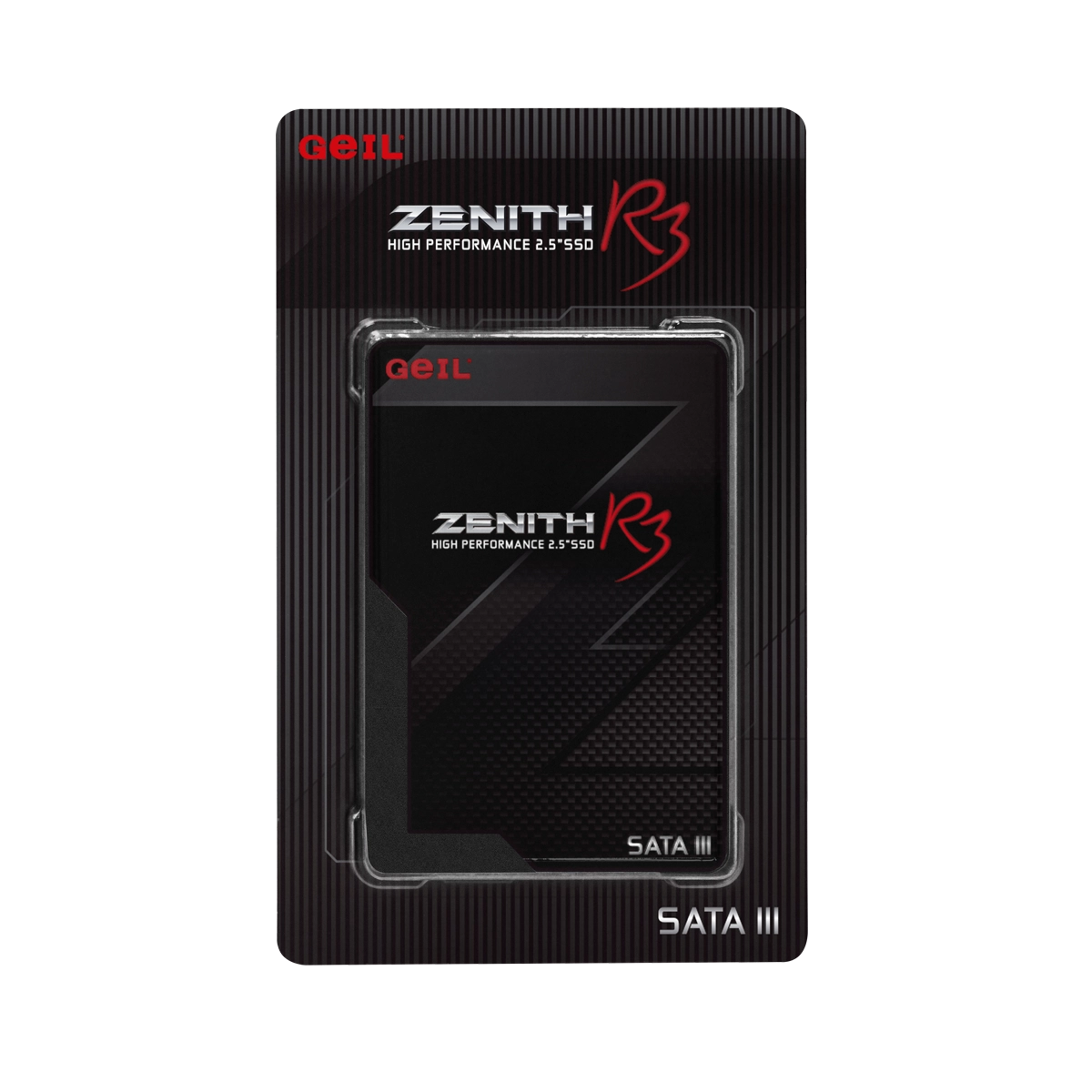 256 GB SSD GEIL GZ25R3-256G ZENITH R3 Series 2.5” SATAIII R550MB/s W490MB/s