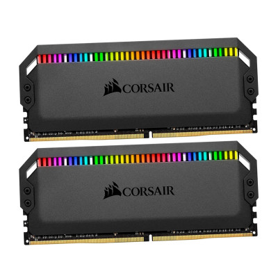 DDR4 16 GB KIT Corsair Dominator Platinum RGB, CMT16GX4M2E3200C16, DDR4, 16 GB, black ,DIMM kit <3200MHz> (2x8GB),16-20-20-38