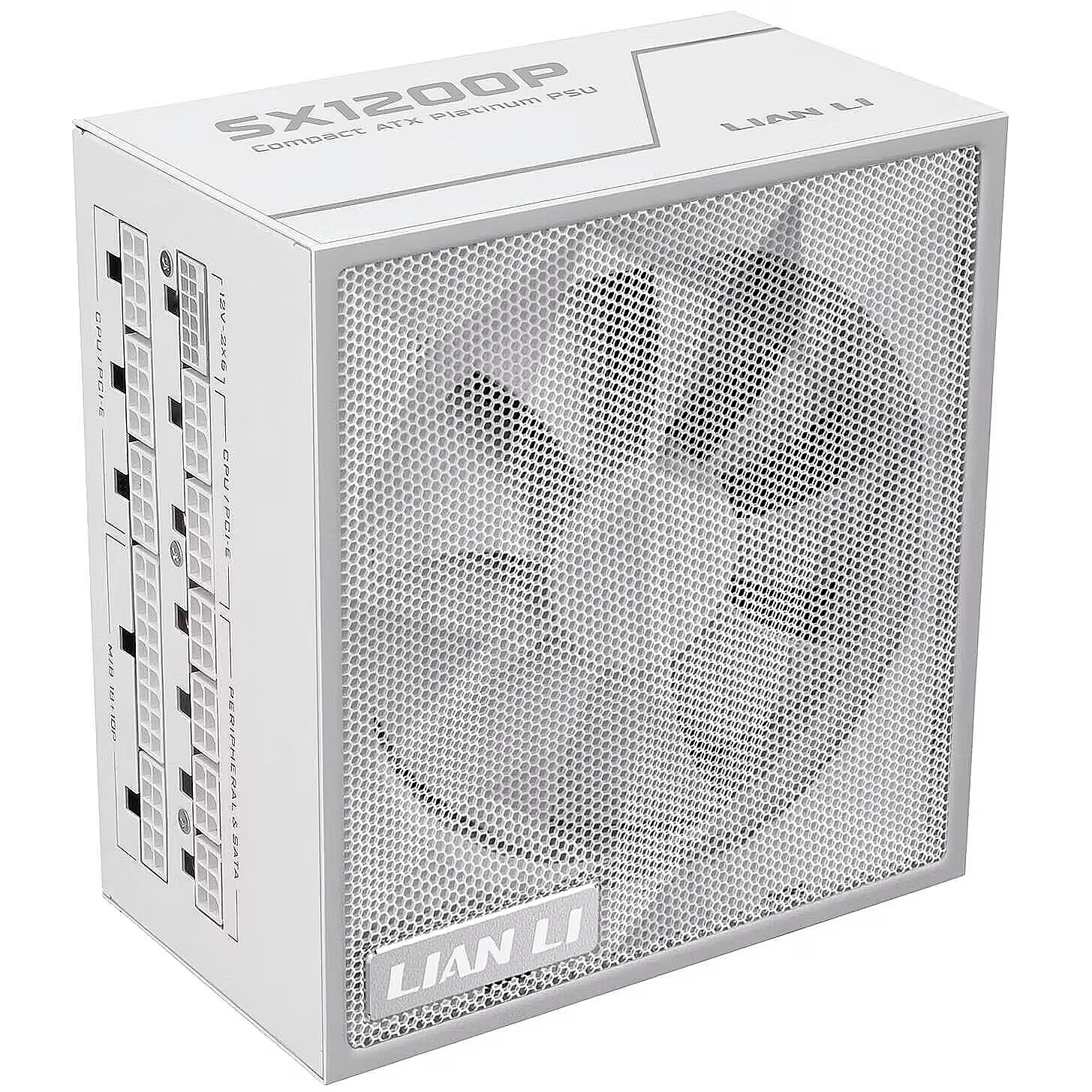 Блок питания Lian Li SX1200P 1200W Full Modular, 80+ PLATINUM, КПД 94% G9P.SX1200P.W000.EU White