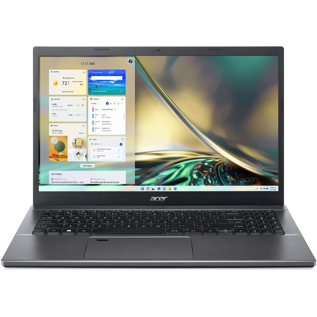 ACER 5 A515-57-77EA/ i7-12650H/ 24Gb/ 512 SSD/ UHD/ RJ-45/ Type-C/ 15"6 IPS FHD/ Dos/ Steel Gray/подсветка клавиатуры/ NX.KE4EM.006