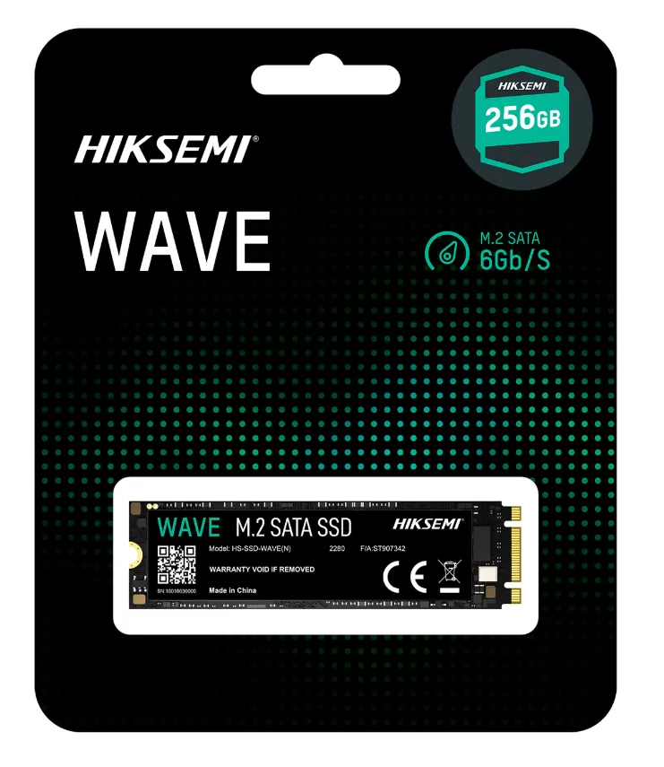256 GB SSD M.2 SATA Hiksemi (Hikvision), HS-SSD-WAVE(N) 256G, 256 GB ,SATA 6Gb/s