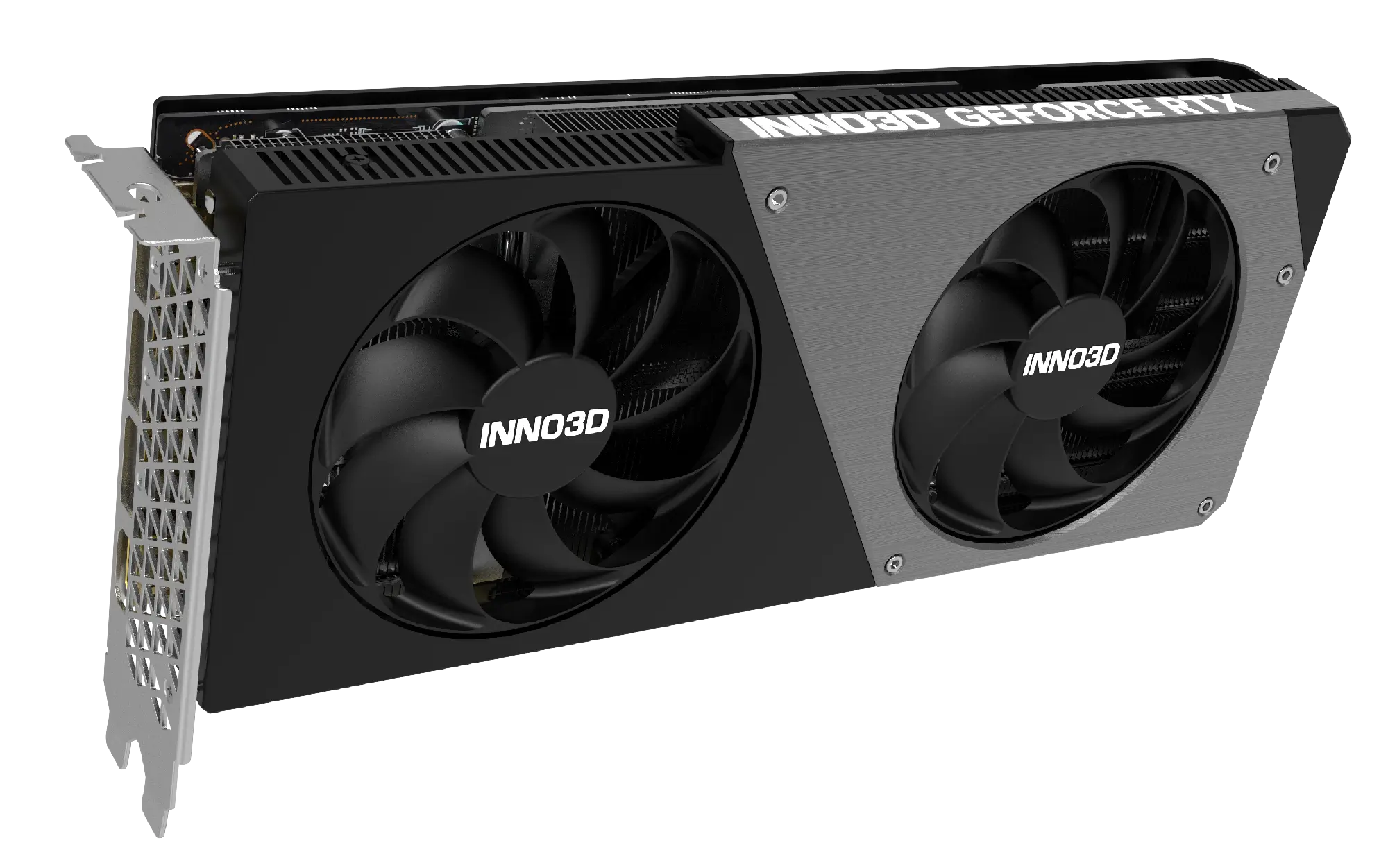 Видеокарта 16 Gb Inno3D RTX4070Ti SUPER Twin X2 OC, 16G GDDR6X 256-bit HDMI 3xDP N407TS2-166XX-186156N