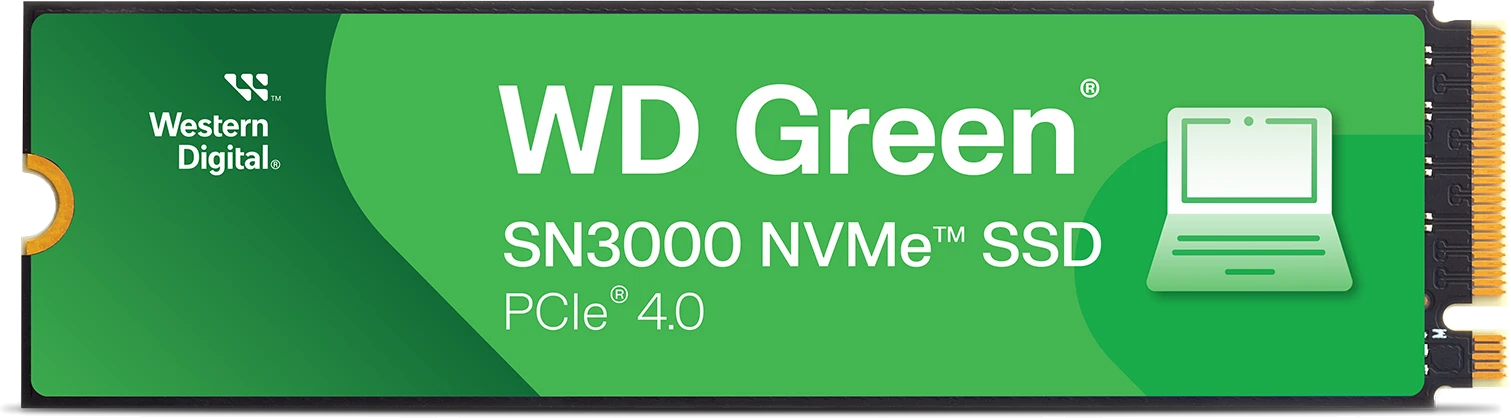 2 000 GB SSD WD GREEN SN3000 M.2 2280 NVMe R5000/W4200 WDS200T4G0E-00CPS0