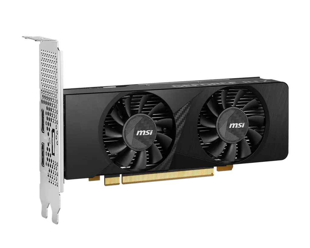 Видеокарта 6 Gb MSI RTX 3050 LP 6G OC, 6G GDDR6 96-bit 2xHDMI DP