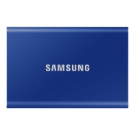 SSD внешний 2000 GB Samsung T7 USB 3.2 Gen.2 (10 Гбит/c) AES 256 Синий, MU-PC2T0H/WW