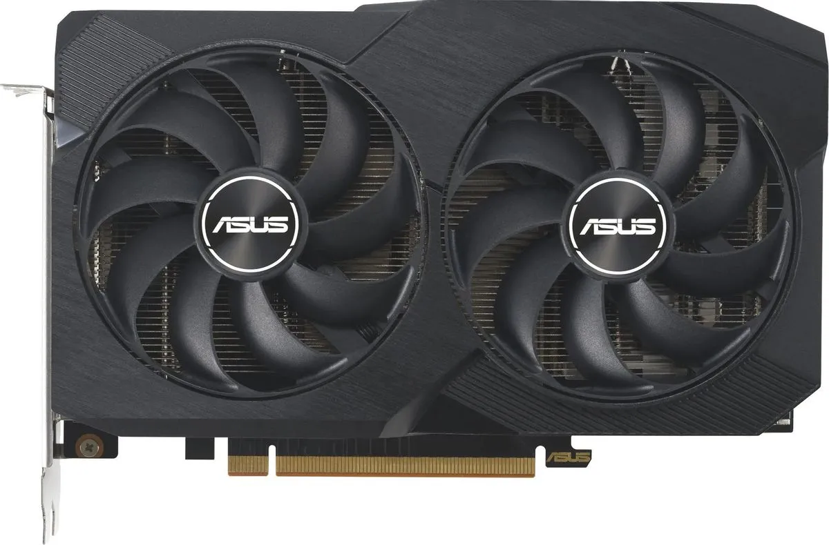 Видеокарта 8 Gb ASUS DUAL RX 7600 V2 OC Edition [DUAL-RX7600-O8G-V2],HDMI/3DP, GDDR6/128bit, [DUAL-R