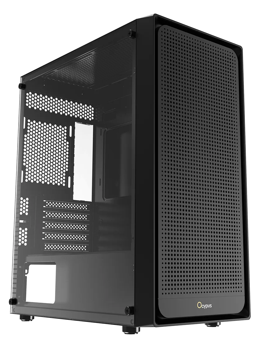 Корпус Ocypus Gamma C50 BK mATX/ITX 3xUSB Черный Gamma-C50-BKG000XX-GL