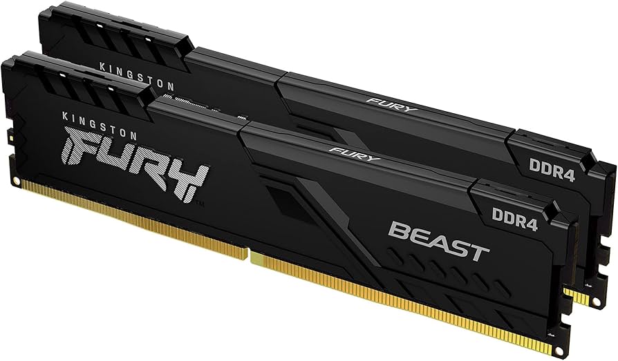 DDR4 Kingston 32 Gb KIT FURY Beast KF432C16BB1K2/32 (Kit 2x16GB), DDR4, 32GB, DIMM <PC4-25600/3200MH