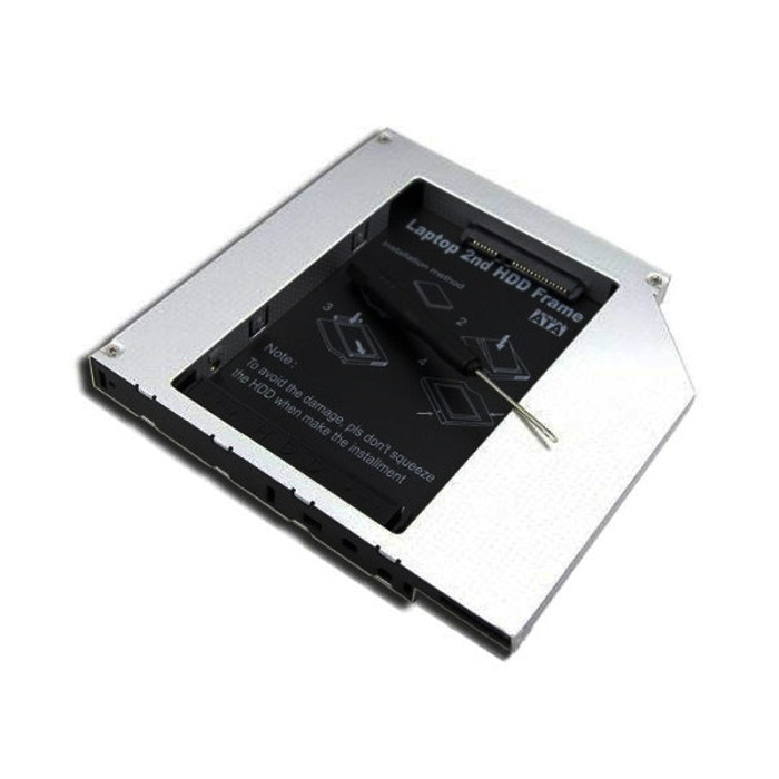 Переходник Оптибей SSD(SATA) 2,5" в привод н/бука,  9.5мм