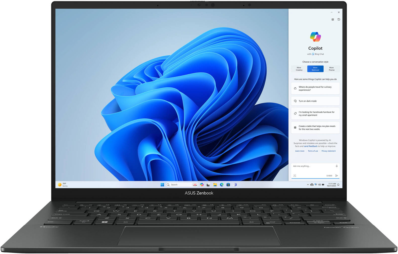ASUS Zenbook 14 OLED/ Ryzen AI 9 465/ 16 Gb DDR5/ 512 NVMe/ 14.0" WUXGA OLED/ сенсорный/ Win 11/ 90NB18V1-M00030